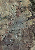Asmara, Eritrea, satellite image
