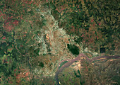 Bangui, Central African Republic, satellite image