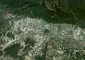 Caracas, Venezuela, satellite image