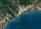 Panama City, Panama, satellite image