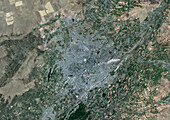Tashkent, Uzbekistan, satellite image