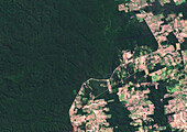 Deforestation in Para, Brazil, satellite image