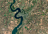 Mykolaiv, Ukraine, satellite image