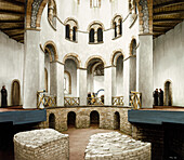Abbot Wulfric's rotunda at St Augustine's Abbey, illustration