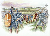 Battle of Hastings, 1066, illustration