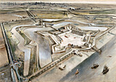 Tilbury Fort, c17th century, illustration