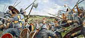 Battle of Hastings, 1066, illustration