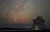 Red sprites, Paranal Observatory, Chile