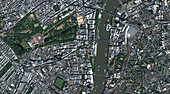 London, England, UK, satellite image
