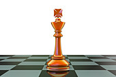 Chess king, illustration