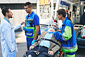 Paramedics with patient