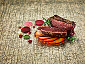 Venison with beets
