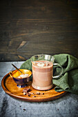 Hot chocolate with Baileys Irish Cream