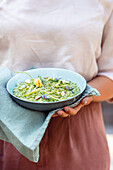 Risotto mit Zucchiniblüten