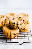 Flourless Blueberry muffins made with almond flour