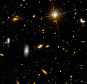 Gamma-ray burst 211211A, Hubble Space Telescope image