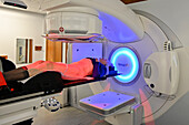 Patient undergoing radiotherapy