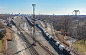 Oakwood rail yard, Michigan, USA