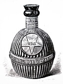 Harden grenade fire extinguisher, illustration