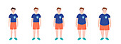 Body mass index for children, illustration
