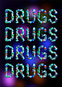 Drugs, conceptual illustration