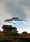 Unidentified flying object, illustration