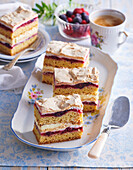 Royal cake slices