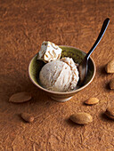 Almond-Honey Ice Cream with Torrone
