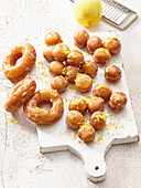 Glazed donuts and donut holes