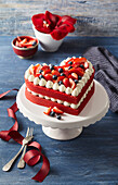 Valentinstag-Kuchen 'Red Velvet'