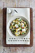 Gnocchi with chestnuts and cream