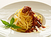 Spaghetti with Sauce Bolognese
