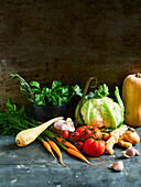 Fresh vegetables (ingredients for soups)