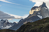 Rugged Mountains Of Torres Del Paine National Park; Torres Del Paine, Magallanes And Antartica Chilena Region, Chile