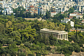 Blick von der Akropolis; Athen, Griechenland