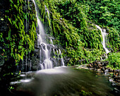 Waterfall On Southeast Coast Of Upolu Island; Upolu Island, Samoa