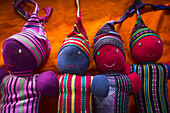 Handmade Colourful Fabric Dolls; Atauro Island, Timor-Leste