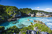 Ein beliebter Badeplatz auf der Insel Niue; Niue