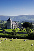 Llanddewircwm Village Church; Powys, Wales
