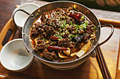 Typical Chinese Braised Beef; Wuhan, Hubei Province, China
