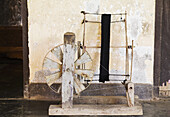 Spinning Wheel At The Home Of A Weaver, Sidemen, Bali, Indonesia