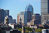 Boston Skyline; Boston, Massachusetts, Vereinigte Staaten Von Amerika
