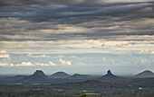Rugged Landscape With Peaked Mountains; Maleny, Queensland, Australia