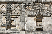 Frieze, Nuns' Quadrangle, Uxmal Mayan Archaeological Site; Yucatan, Mexico