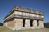Haus der Schildkröten, Maya-Ausgrabungsstätte Uxmal; Yucatan, Mexiko