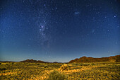 Nachthimmel über Namibia; Sossusvlei, Namibia