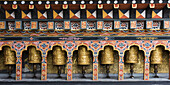 Gebetsmühlen; Punakha, Bhutan