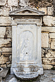 Historische Steinstruktur, Kirche der Heiligen Apostel; Athen, Griechenland