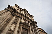 Low Angle View Of A Building With Columns On The Facade; Rome, Italy