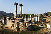 Ruinen des Artemis-Tempels und der Kirche M; Sardis, Türkei